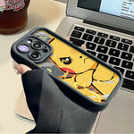 Pikachu & Gengar: Ultra-Matte Liquid Silicone iPhone Case