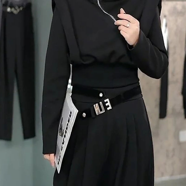 Womens Asymmetric Zip Hoodie Oversized Crop Streetwear Pullover Top