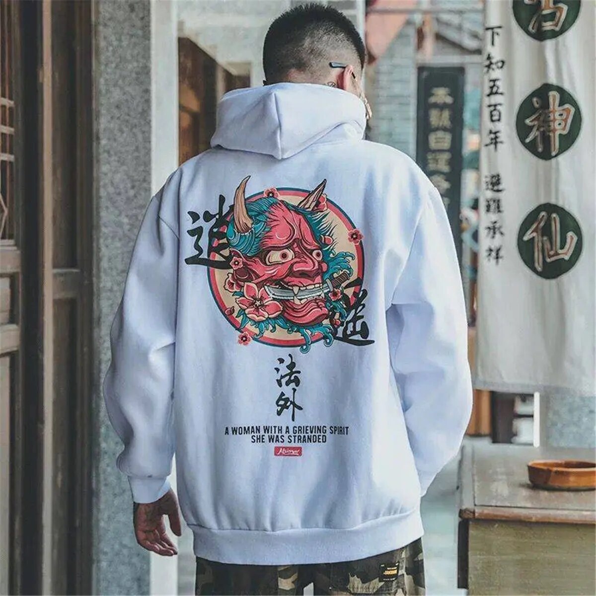 Männer Hip Hop Hoodies Print Streetwear Tops