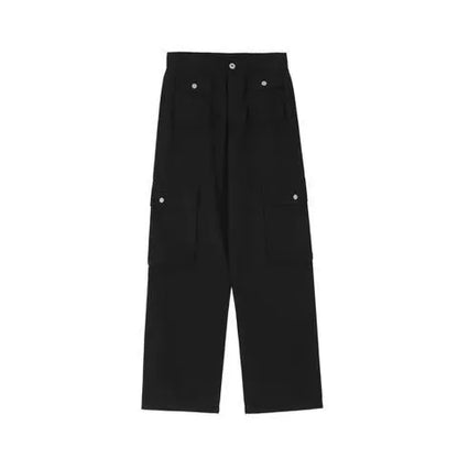 Cargo Pant Y2K Women Pockets Vintage Mid Waist Drawstring