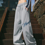 American Hip Hop Jazz Pants Gray Loose Wide Leg