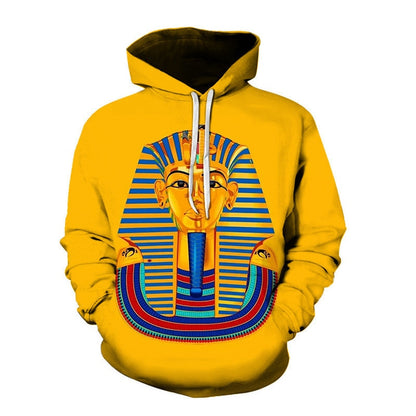 Streetwear Hoodies Männer Alter Horus Ägyptischer Gott Auge Ägyptens Pharao Anubis