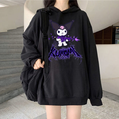 Hoodies Jacke Student Oversize Pullover Damen Sweatshirts