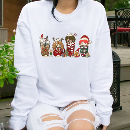 Christmas Sweatshirt Magical Wizard School Pullover Jumper