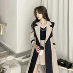 Autumn Khaki Trench Coat Mature Style Women's Outerwear