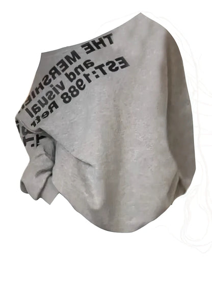 Women’s Y2K Oversized Graphic Long Sleeve T-Shirt – Sexy Streetwear Fall Winter Top