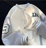 Spring Baseball Uniform Jacket Men Ins Letter Embroidery Y2K Spring and Autumn