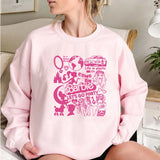 Winter Warm Women Sweatshirt Print Style Top Spring and Autumn Casual