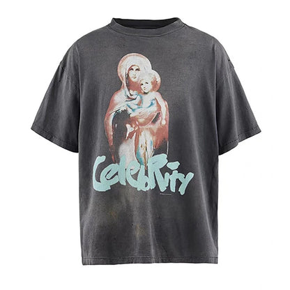 Pay Money To My Pain Saint T-Shirt Black Washed Cotton Graphic Tee