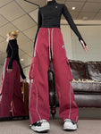 Y2k Style Cargo Pants Loose Oversized Casual Harajuku For Women