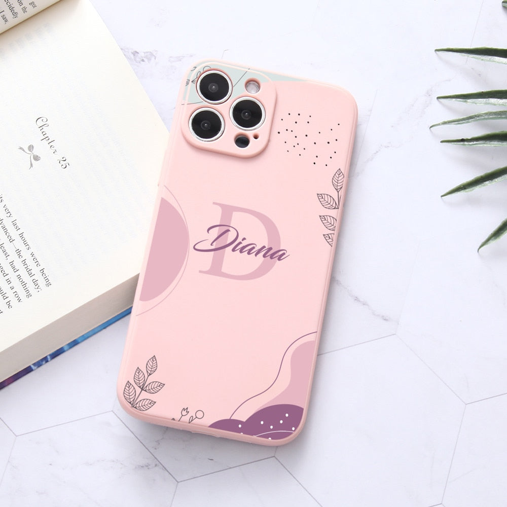 Flower Phone Case For iPhone Personalized Soft Cover