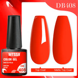 Translucent Dull Color Crystal Uv Gel Nail Polish Semi Permanent