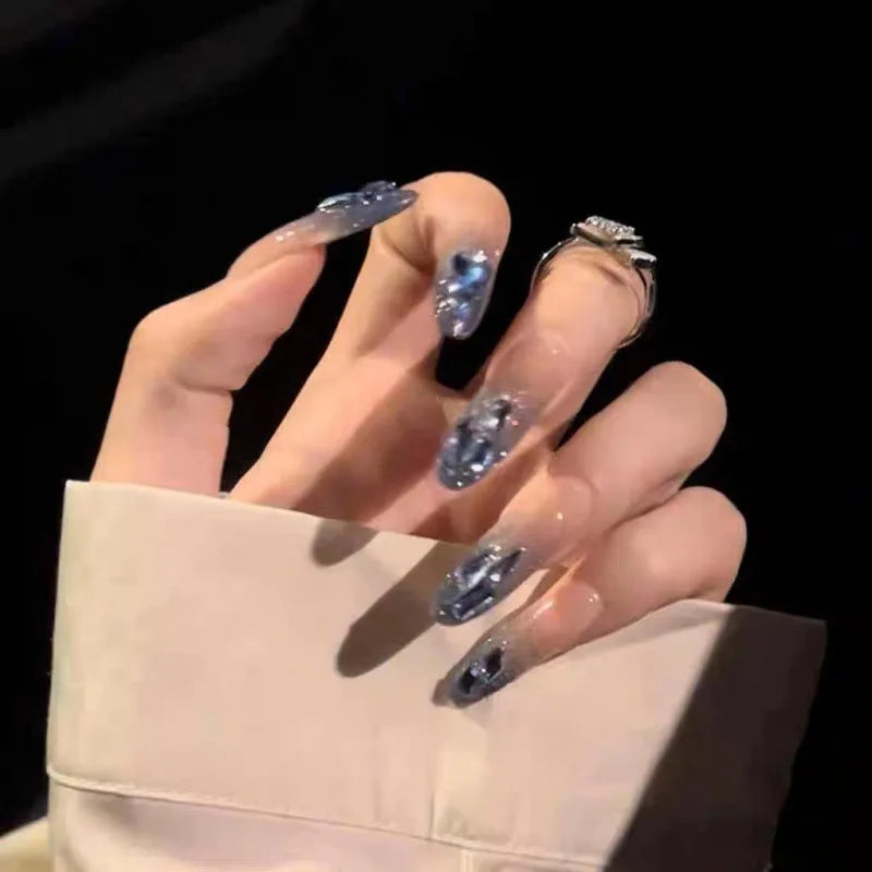 Glamorous Crystal Nails