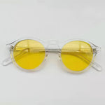 Vintage Round Acetate Sunglasses