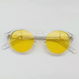 Vintage Round Acetate Sunglasses