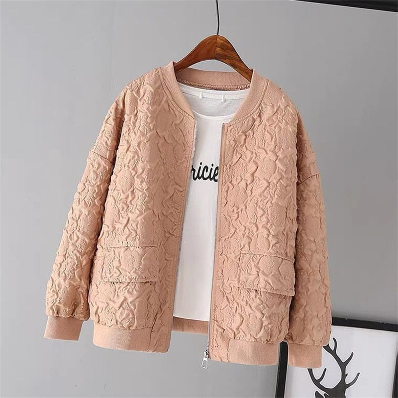 Jacket Outerwear Female Cardigan Zipper Fashion Casual