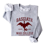 Vintage Fourth Wing Graphic Basgiath Sweatshirt