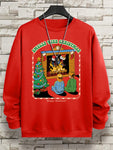 Smells Like Christmas Funny Comics Men Hip Hop Oversized