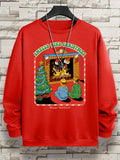 Smells Like Christmas Funny Comics Men Hip Hop Oversized