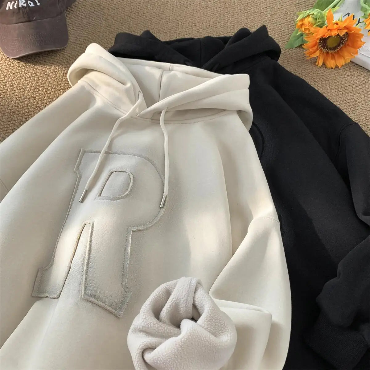 Men Harajuku Letters Hoodies Casual Oversized Hoodie