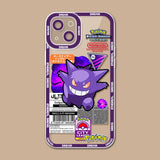 Luxuriöse Pokemon Soft Clear Hülle für iPhone Silikonhülle