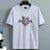 Mens Rabbit Print Tshirt Cotton Oversized Crew Neck Summer Tee