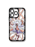 Japan Anime Luffys Gear 5 Phone Case For iPhone  One Pieces Transparent Cover