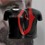 Men T-shirt Kratos God of War 3D Print Cosplay Short Sleeve - xinnzy