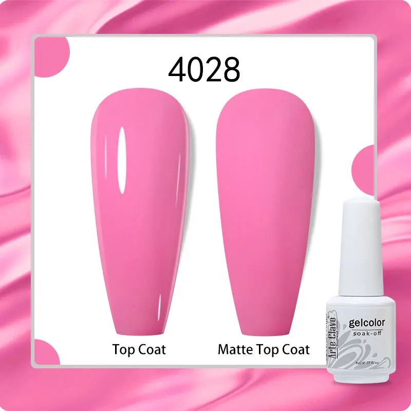 8ml Pure Color Gel Nail Polish Nail Art Manicure Semi Permanent
