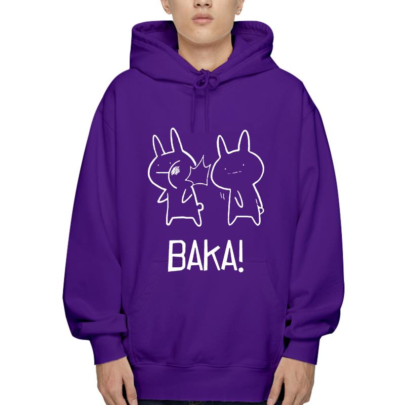 Men Hoodies Fleece Baka Outerwear For True Otakus