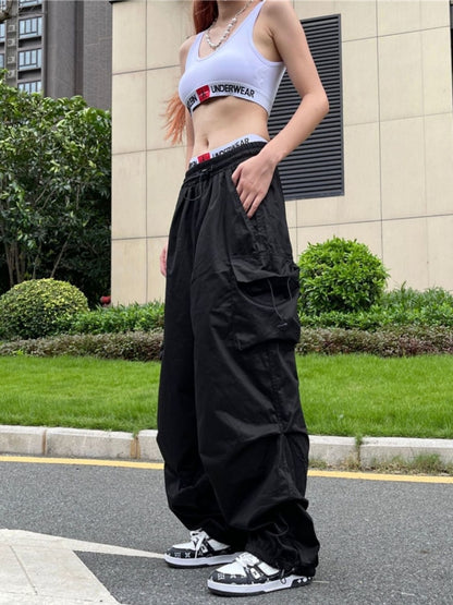 Cargohose Y2K Damen Streetwear Harajuku