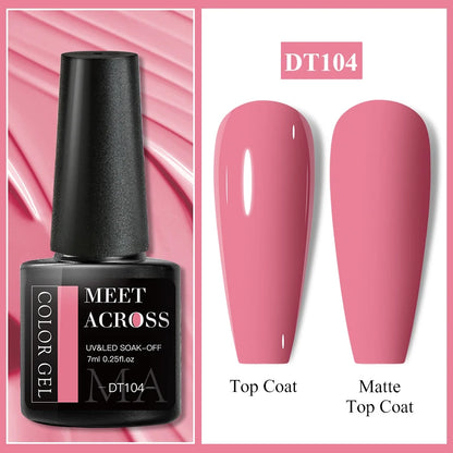 7ml Super Top Coat Gel Nail Base Gel Matte Top Coat Semi-Permanent