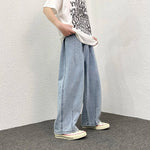 Baggy Denim Pant Men Loose Straight Wide Leg Jeans