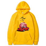 Herren Hoodie Jdm Drift Red Car Fashion Tops Harajuku