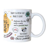 The Morning Mindset Mug Ceramic Coffee and Tea Mug