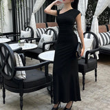 Maxi Dress For Women Elegant Party Vestidos Summer Streetwear