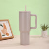 40 oz Tumbler with Handle Straw Lid Insulated Travel Coffee Cup