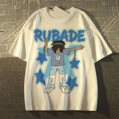 Y2K Loose Personality Women Harajuku Oversized T shirt