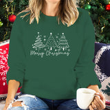 Merry Christmas Tree Sweatshirts Funny Festive