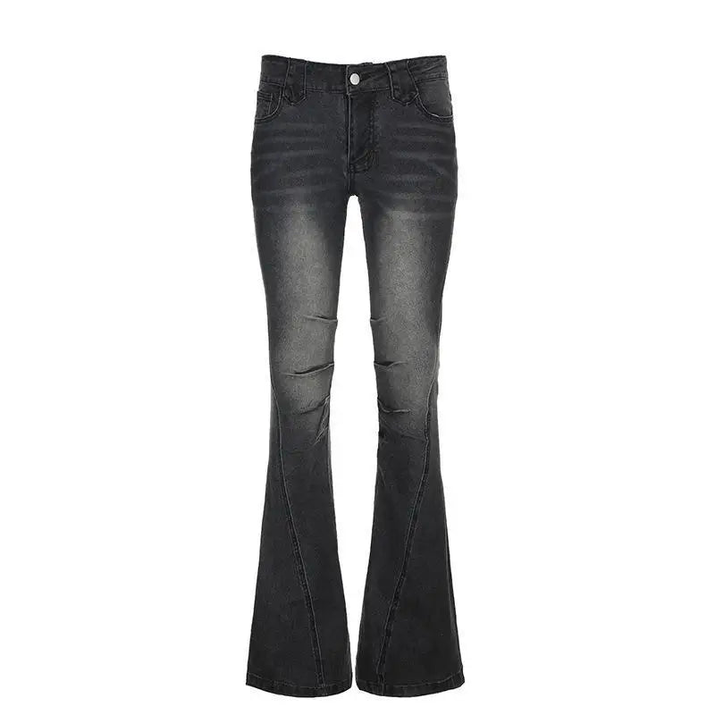 Women Y2K Low Rise Flare Jeans Vintage Bootcut