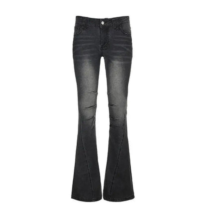 Women Y2K Low Rise Flare Jeans Vintage Bootcut