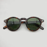 Vintage Round Acetate Sunglasses