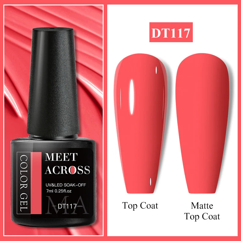 7ml Super Top Coat Gel Nail Base Gel Matte Top Coat Semi-Permanent