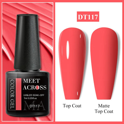 7ml Super Top Coat Gel Nail Base Gel Matte Top Coat Semi-Permanent