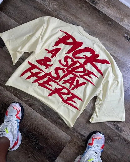 Y2K T-shirt Harajuku hip-hop graphic T-shirt