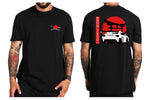 Japanese Style Car T Shirts Back Print Street Wear 100% Cotton Tops - xinnzy