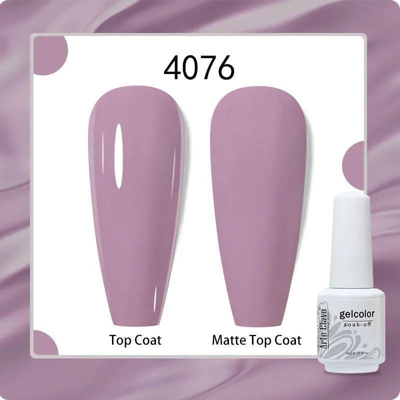 8ml Pure Color Gel Nail Polish Nail Art Manicure Semi Permanent