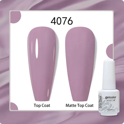 8ml Pure Color Gel Nail Polish Nail Art Manicure Semi Permanent