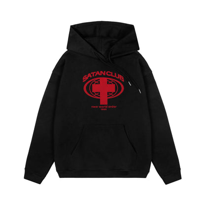 Harajuku Streetwear Men's Satan Aesthetic Tops Goth Y2k