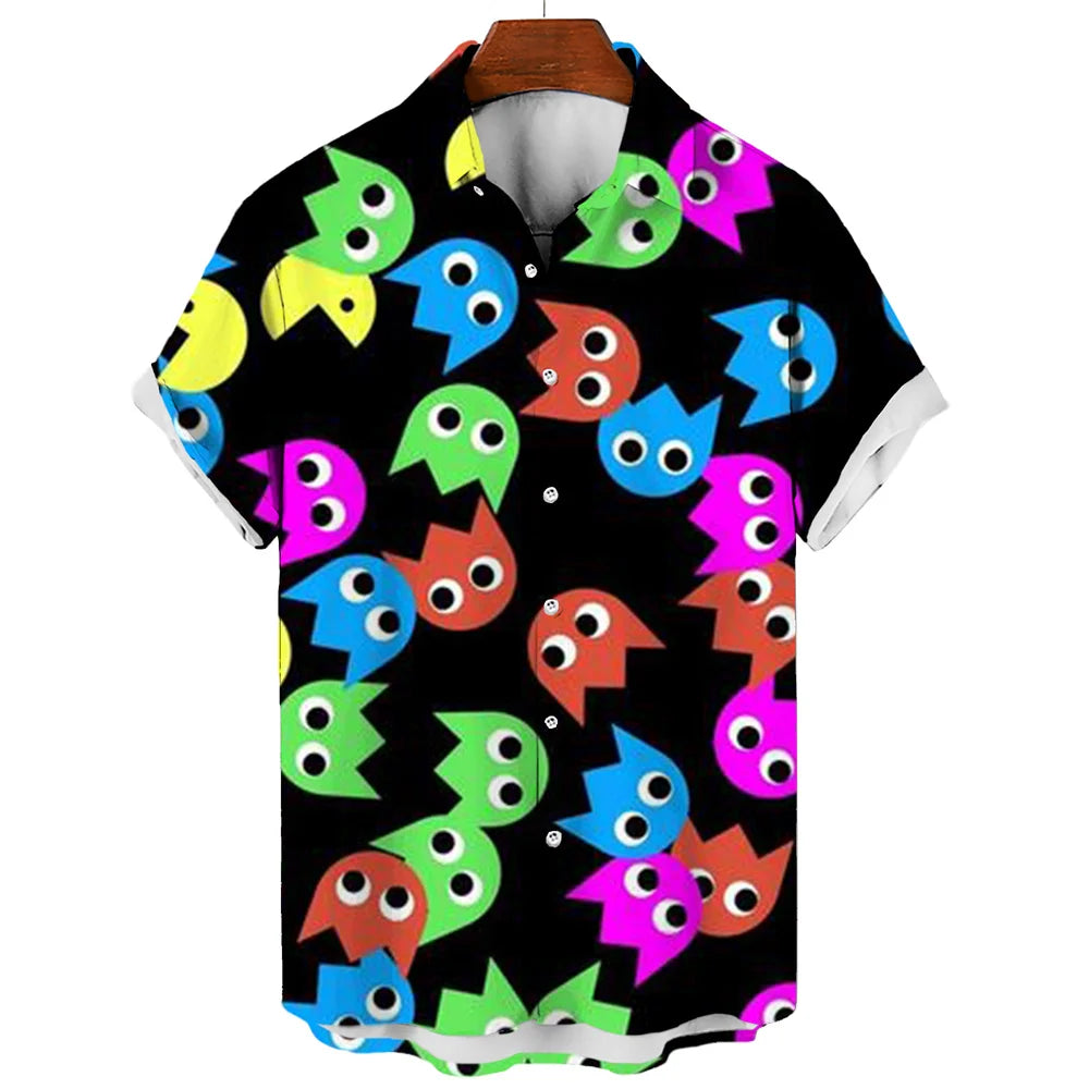 Men’s Hawaiian Shirt 3D Print Summer Casual Short Sleeve